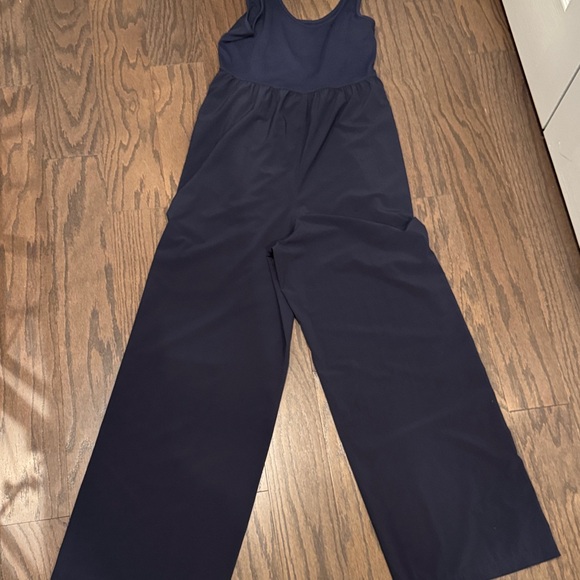 Athleta Navy Blue Jumpsuit - Picture 3 of 4